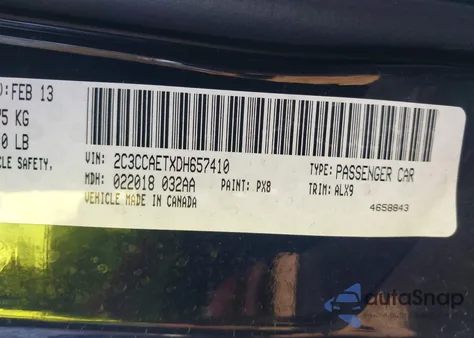 2013 Chrysler 300C z USA, uszkodzony, nr VIN 2C3CCAETXDH657410